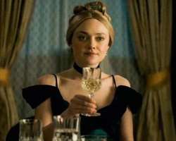 Dakota Fanning consuming alcohol